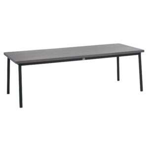 Milou black dining table 240x100x77