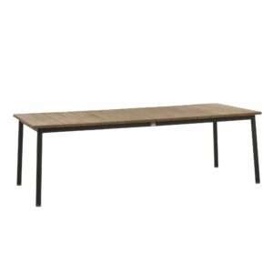 Milou teak dining table 240x100x77