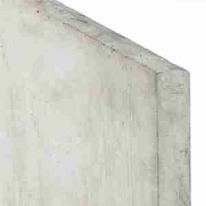 Berton onderplaat wit/grijs H24xD3,5xL184 cm