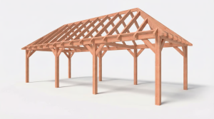 Schilddak constructiepakket 9925x4105