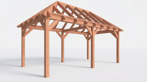 Schilddak constructiepakket 6370x3460