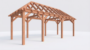 Schilddak constructiepakket 8150x3460