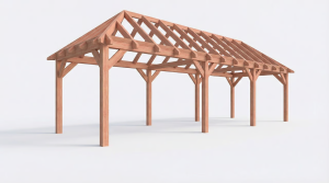 Schilddak constructiepakket 9925x3460