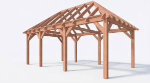 Schilddak constructiepakket 7090x4105